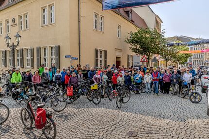 Start zu den Fahrradkonzerten